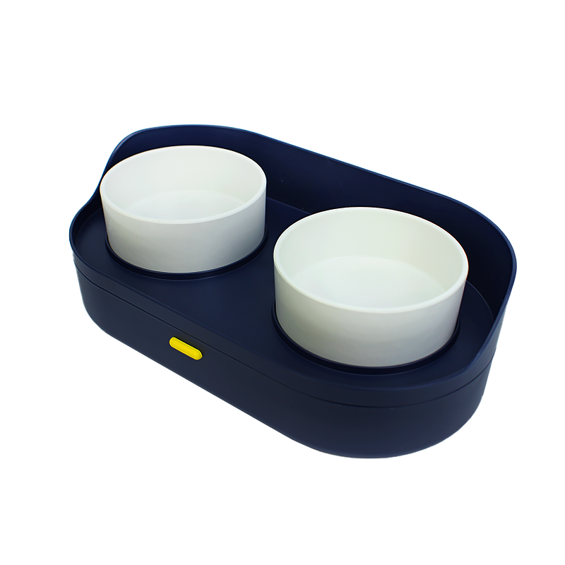 Миска Hoopet 17652 Deep Blue для котов и собак двойная с подставкой Миска Hoopet 17652 Deep Blue для котов и собак двойная с подставкой