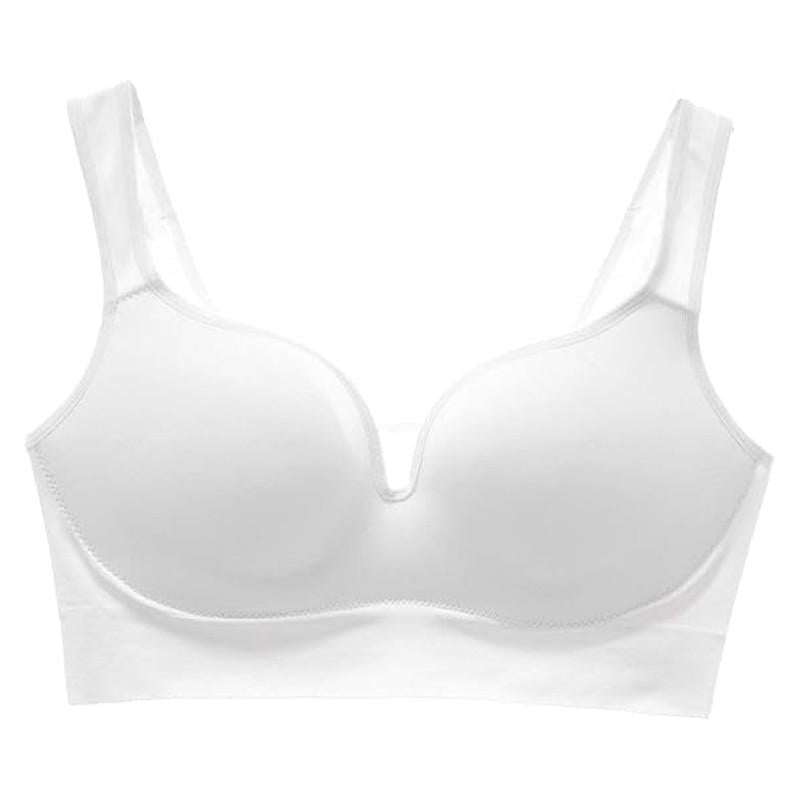 3D-топ жіночий Lesko 839#U з моделюючим ефектом/пушап та глибоким декольте M Білий (27639530)