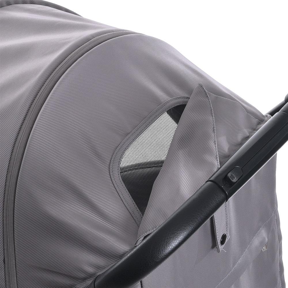 Коляска прогулянкова книжка El Camino ME 1129 3 положення спинки чохол LINK Silver Striped (6903317616213) - фото 8