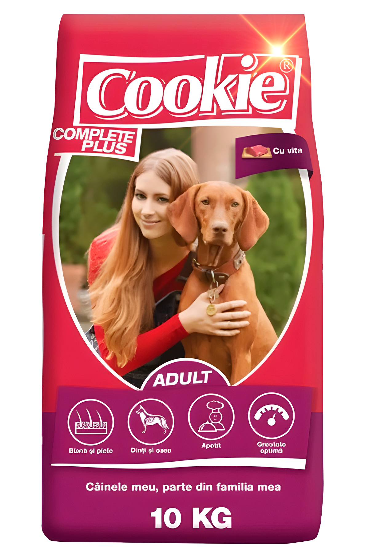 Корм сухой для собак Cookie Complete Plus со вкусом говядины для всех пород 10 кг (425841756) - фото 1