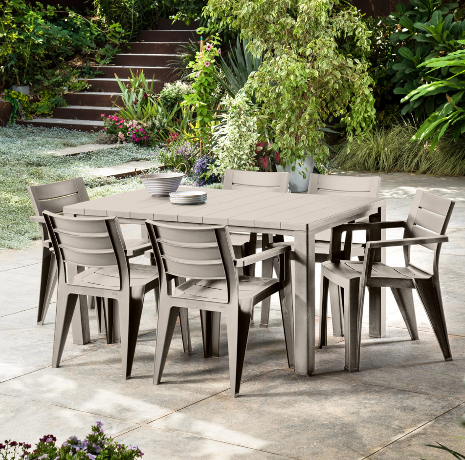 Стілець садовий Keter Julie Dining Chair Капучино (247106) - фото 5