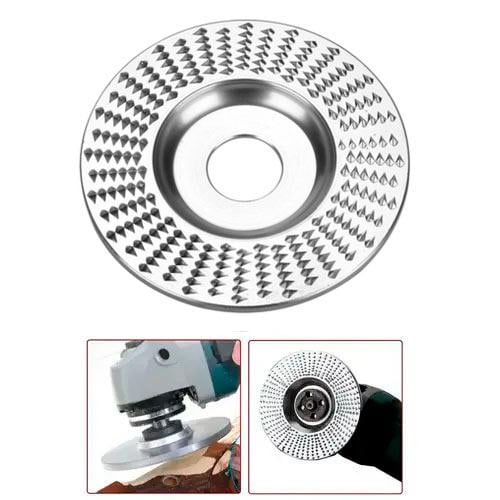 Шліфувальний обдирний альфа диск для болгарки по дереву прямий Plane 100 мм (677125) - фото 4