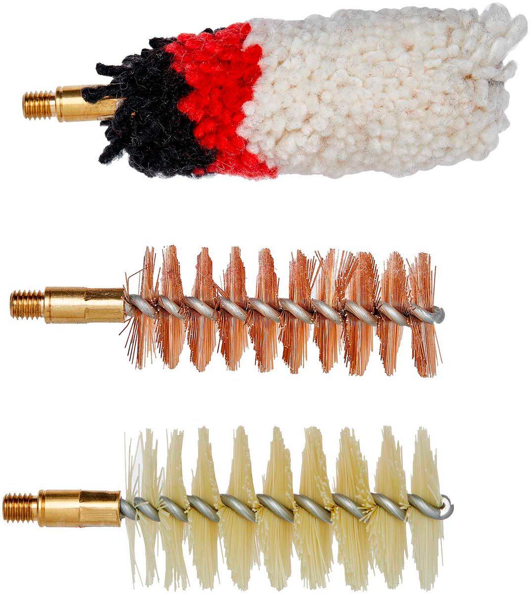 Набір йоржиків Київські Шомполі для гладкоствольної зброї калібр 16 бронзовий/нейлон/шерсть M5 M (6200001434)