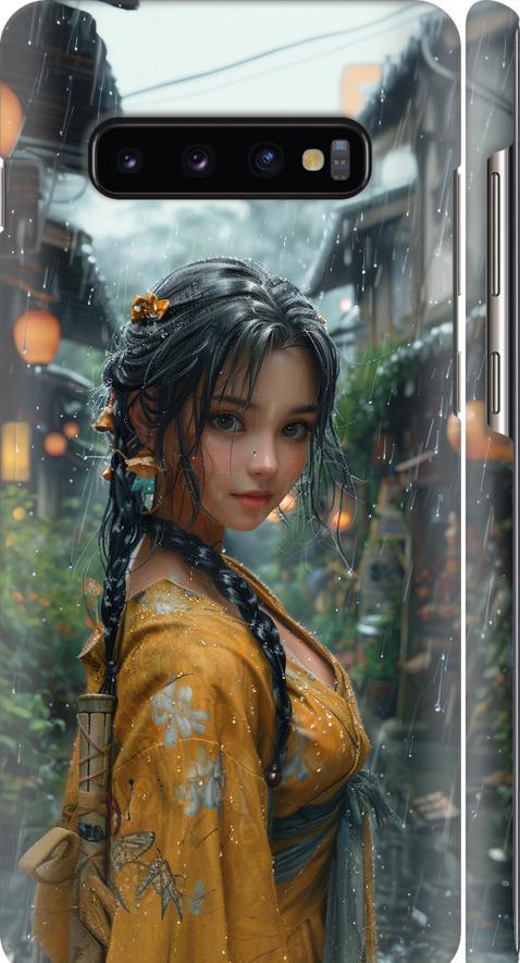 Чехол на Samsung Galaxy S10 Plus Anime-girl (6133m-1649-42517)