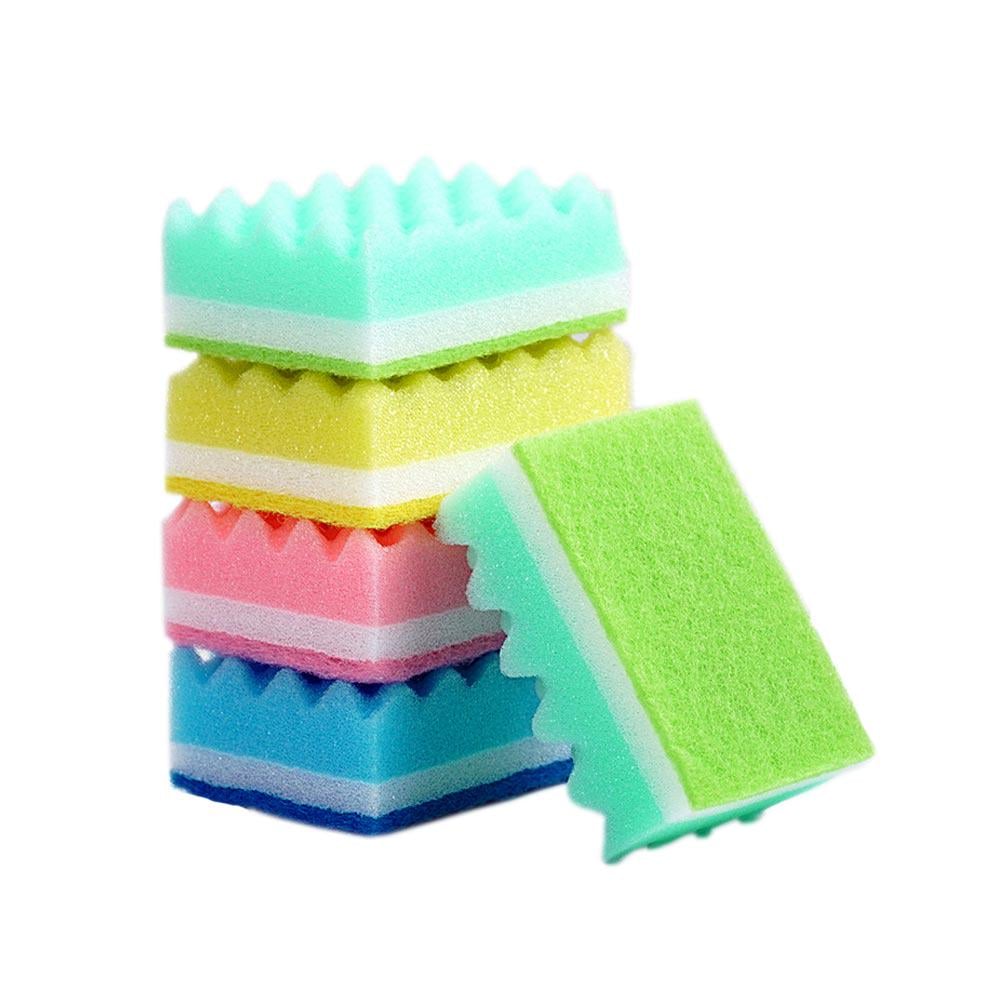 Набор губок для мытья посуды 5 шт. Разноцветный (NR0167_3)