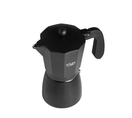 Кофеварка гейзерная Adler алюминиевая на 9 порций 520 мл (AD 4420) - фото 3 Кофеварка гейзерная Adler алюминиевая на 9 порций 520 мл (AD 4420) - фото 3