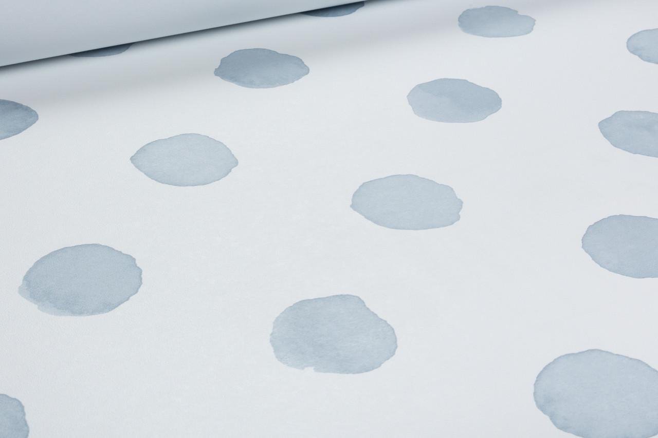 Шпалери флізелінові RASCH Kids World 2 252033 Фон вініл гарячого тиснення 0,53х10,05 м Блакитний