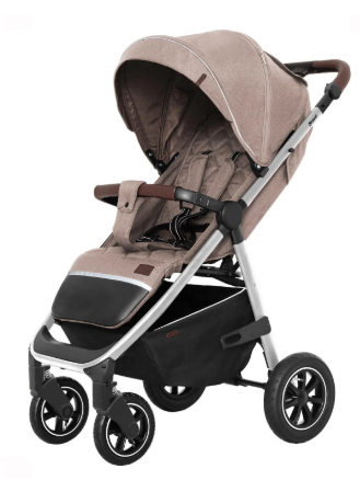 Коляска прогулянкова з дощовиком Carrello Bravo CRL-5512 Linen Beige (BNX49515)