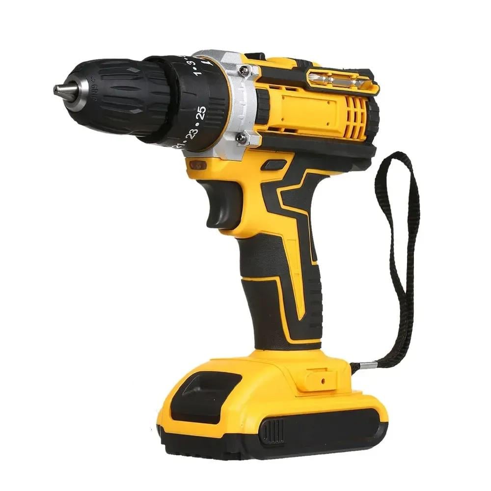 Шуруповерт ударный 24 В с набором инструментов/2 аккумулятора (17104)