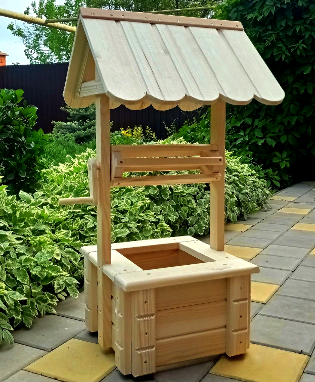 Криниця декоративна із дерева Перука Бланже (КОС-000401)