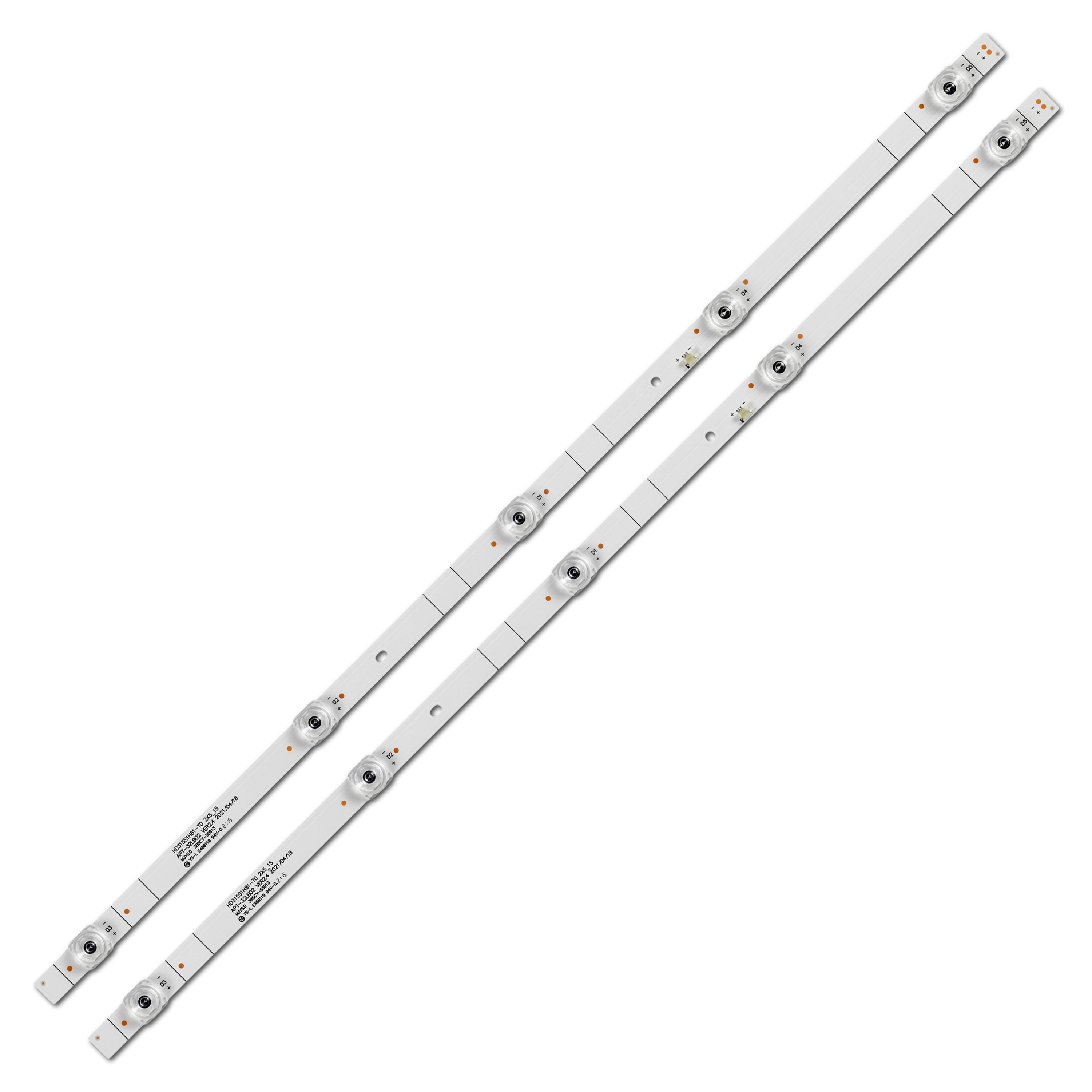 Підсвітка LED для TV JHD315V1H01-TXL1 LB32128 V0/HD315S1H81-T05 32“ 3V 5-led 558 мм 2 шт. (ART-12273)