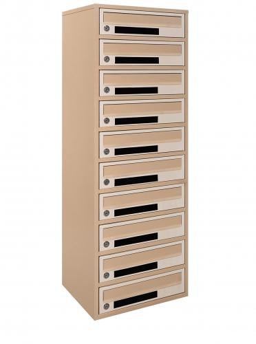 Почтовый ящик многосекционный Е2-10.C 100/1 RAL 1015/1001