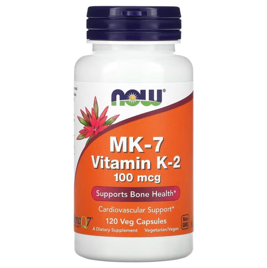 Витамины Now Foods MK-7 Vitamin K-2 100 мкг 120 капсул
