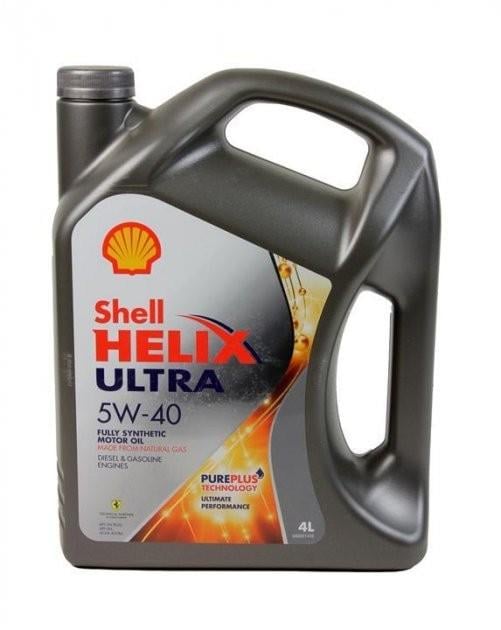 Моторное масло Shell Helix Ultra 5W40 4 л (38605907) - фото 1