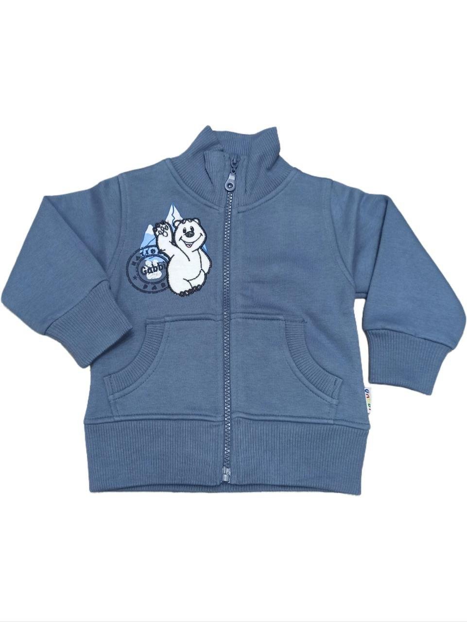 Кофта детская для мальчика GABBI Умка р. 24 74-80 см Синий