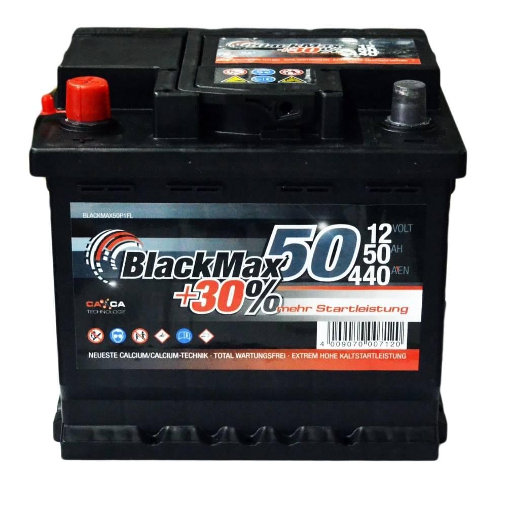 Аккумулятор автомобильный BlackMax 6СТ-50 Ah Аз 440A EN B3002 (23052)