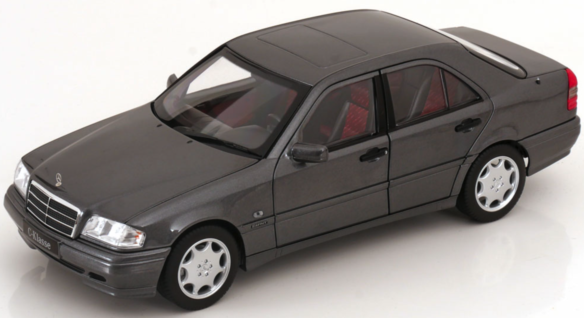 Модель автомобіля Norev Mercedes-Benz C-Class W202 Limousine 1:18 Grey Metallic (183371) - фото 1