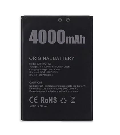 Батарея Doogee X70 BAT18724000 4000 mAh - фото 1