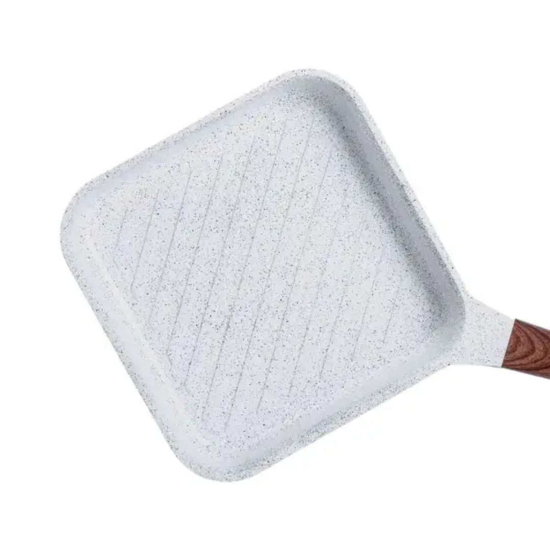 Сковорода-гриль MGC алюмінієва з антипригарним покриттям 2,5 л Білий - фото 2 Сковорода-гриль MGC алюмінієва з антипригарним покриттям 2,5 л Білий - фото 2