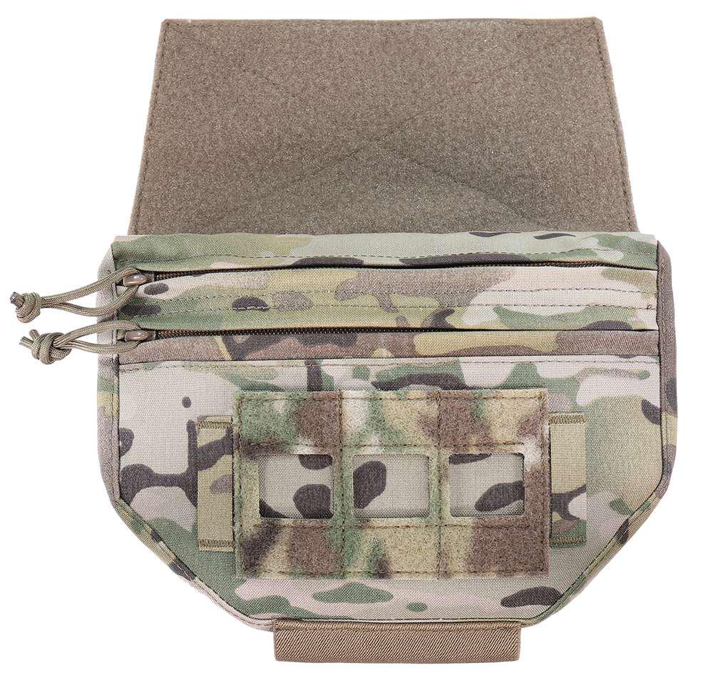 Подсумок утилитарный Warrior Assault System Laser Cut Drop Down Velcro Multicam