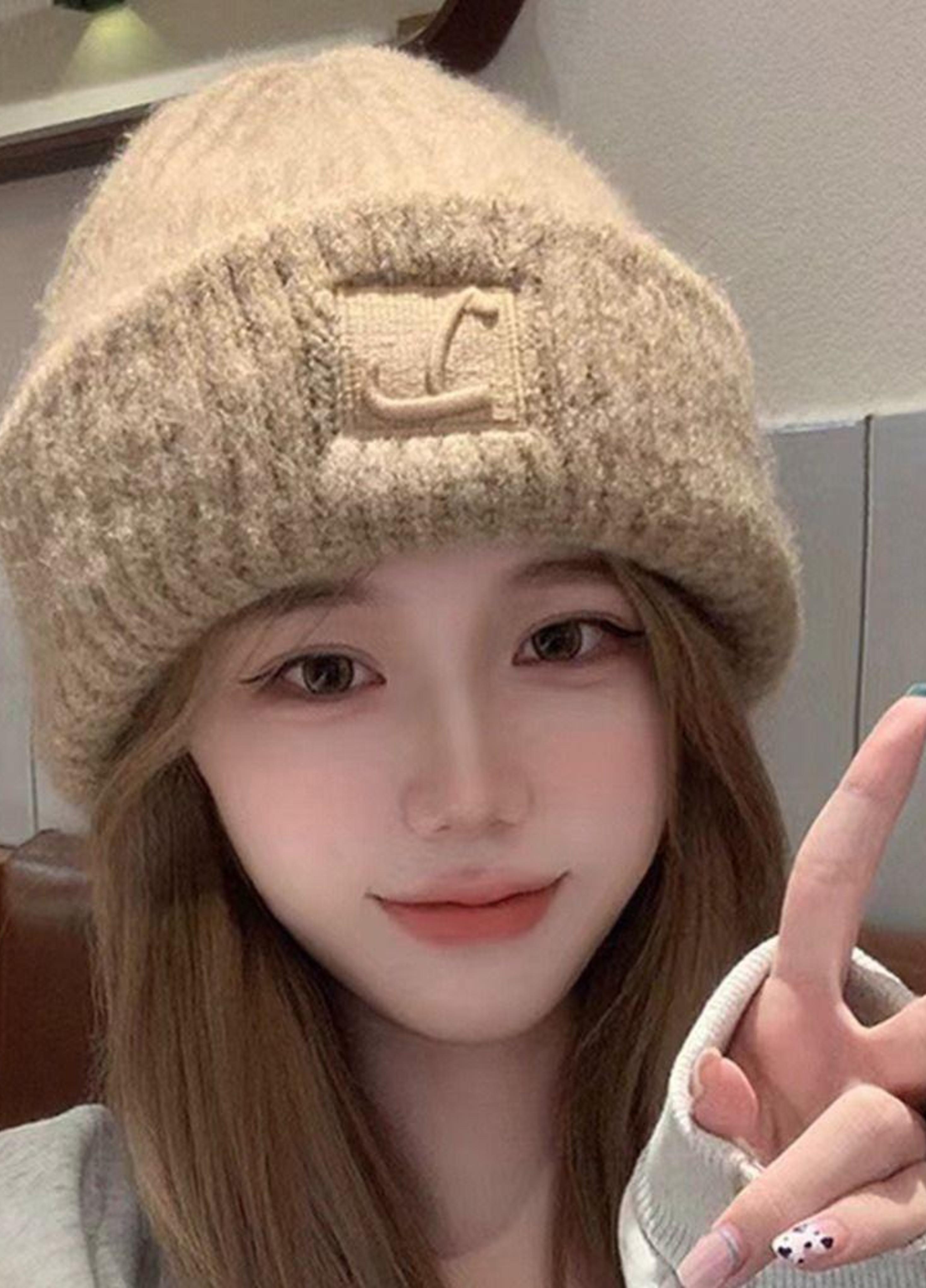 Шапка-біні в'язана Jago вовняна 54-60 см Кавовий (4673911к) - фото 2