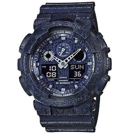 Часы кварцевые Casio GA-100CG-2AER D 55 мм (11782631)