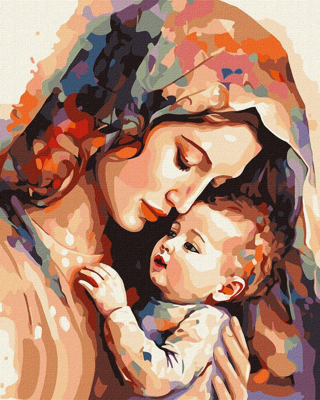 Картина по номерам Ideyka Тепло матери 40х50 см (2847123756)