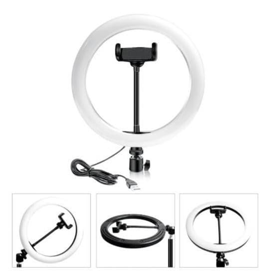 Кольцевая лампа MJ38 RGB с зажимом для телефона со штативом 38 см (333222221111666677777) - фото 3 Кольцевая лампа MJ38 RGB с зажимом для телефона со штативом 38 см (333222221111666677777) - фото 3