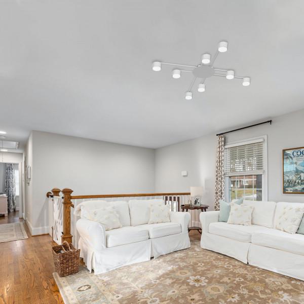 Светильник Videx под лампу 8xGX53 накладной Белый (VL-SPF22B-W) - фото 3