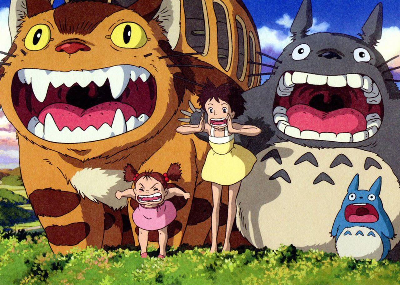 Картина постер Gee! My Neighbor Totoro Мой сосед Тоторо главные герои 60x40 см NT 09.030