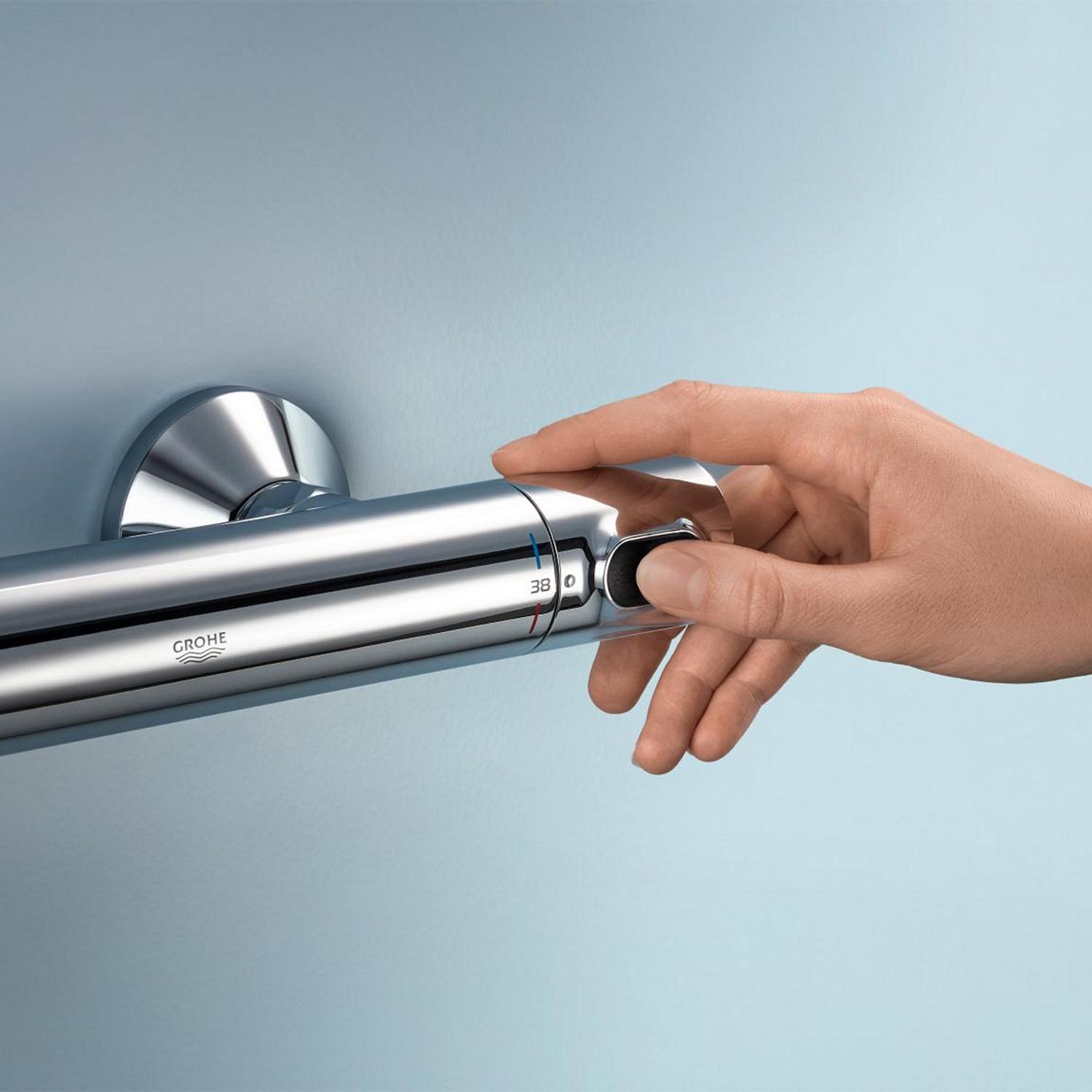 Змішувач для душу Grohe QuickFix Precision Flow 34800001 CV033241 з термостатом Хром (214241) - фото 10