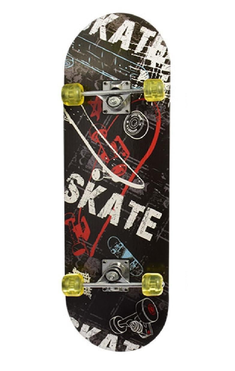 Скейтборд деревянный Skate Black 79 см