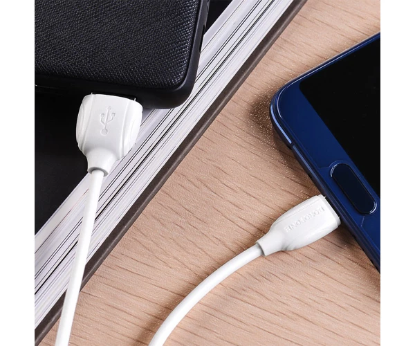 Кабель Data Borofone BX19 USB-Type-C 1 м Білий - фото 3