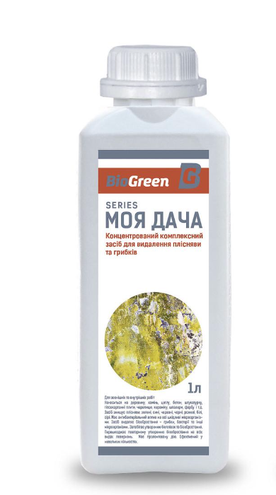 Комплексное средство Bioclean концентрированное для удаления плесени и грибков 1 л (18727668)
