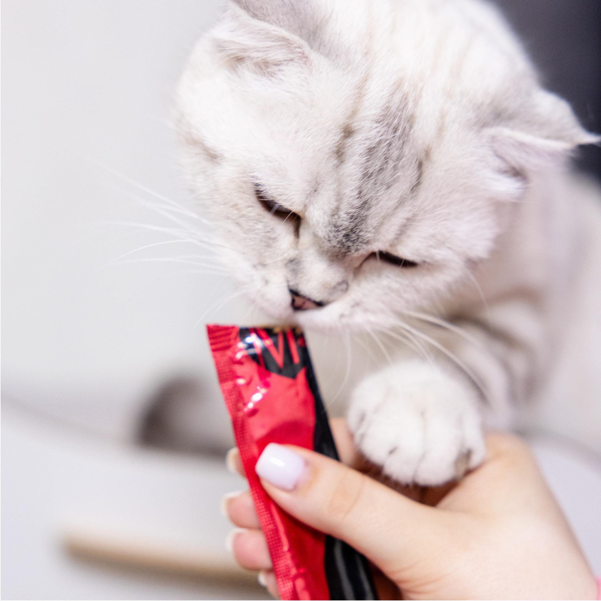 Ласощі для кішок Mavsy Creamy superfood DUCK BREAST PATE WITH CRANBERRY SOUFFLE AND THYME 15 г/5 шт. - фото 5 Ласощі для кішок Mavsy Creamy superfood DUCK BREAST PATE WITH CRANBERRY SOUFFLE AND THYME 15 г/5 шт. - фото 5