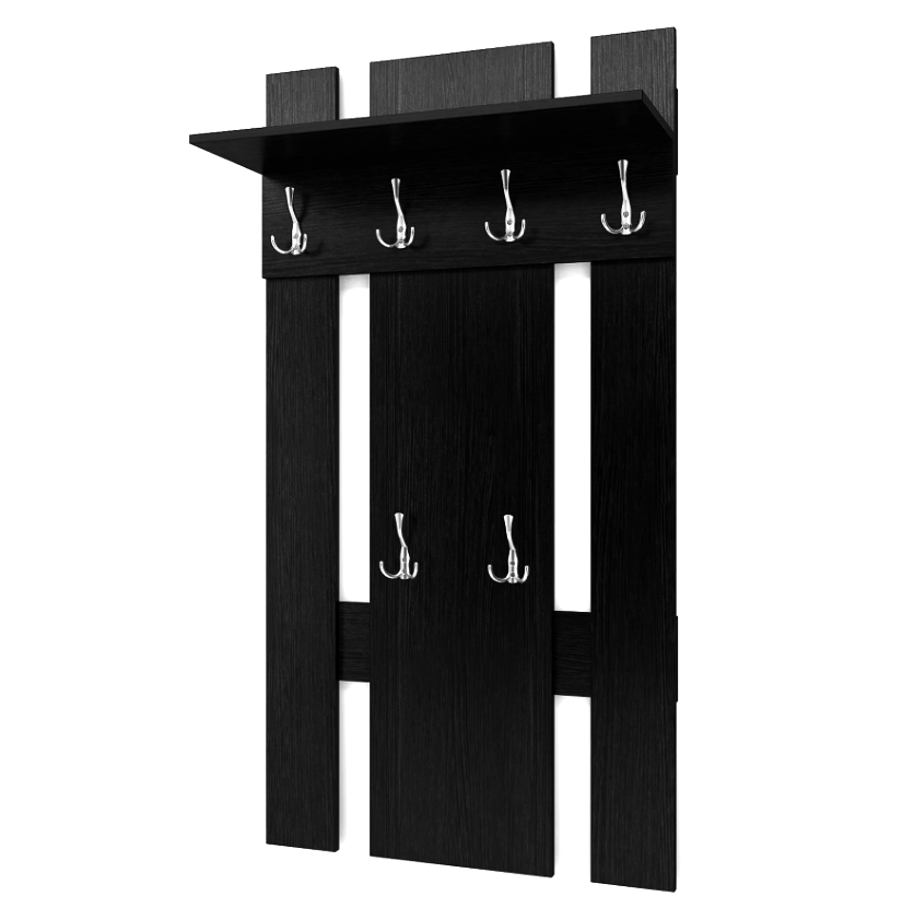 Вешалка-щит для одежды из дерева Луис Венге (ВЛТ-000212)