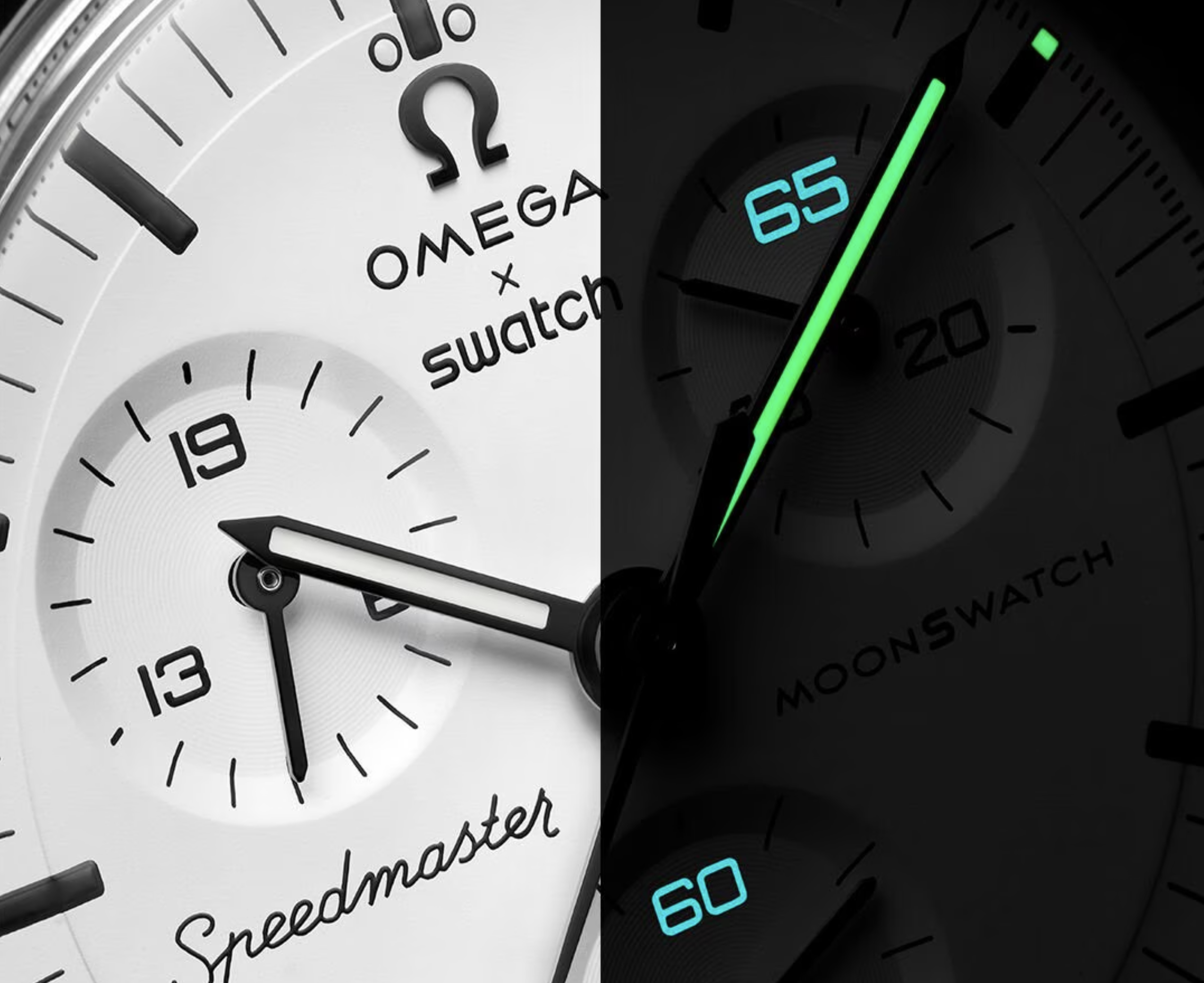 ᐉ Наручные часы Swatch x Omega Bioceramic MoonSwatch 1965