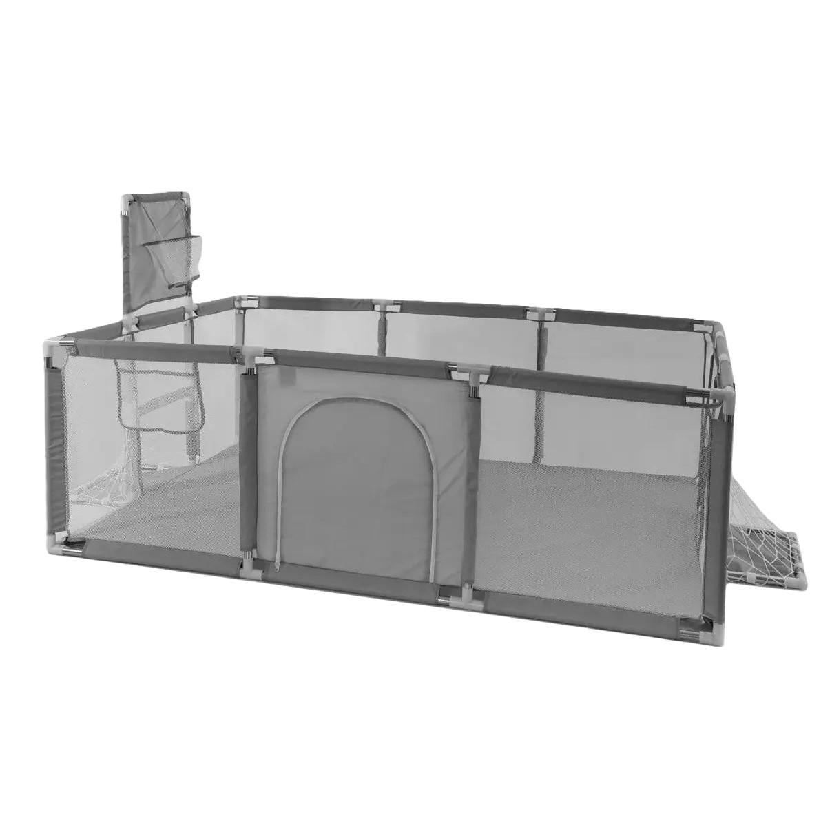 Манеж RIAS RT-82 с баскетбольным кольцом и воротами 120x180 см Grey (3_07679)