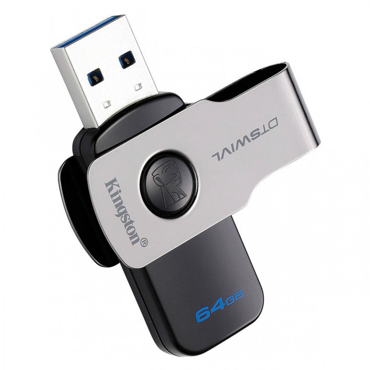 Флеш-память USB Kingston DataTraveler DTSWIVL 64GB USB 3.1