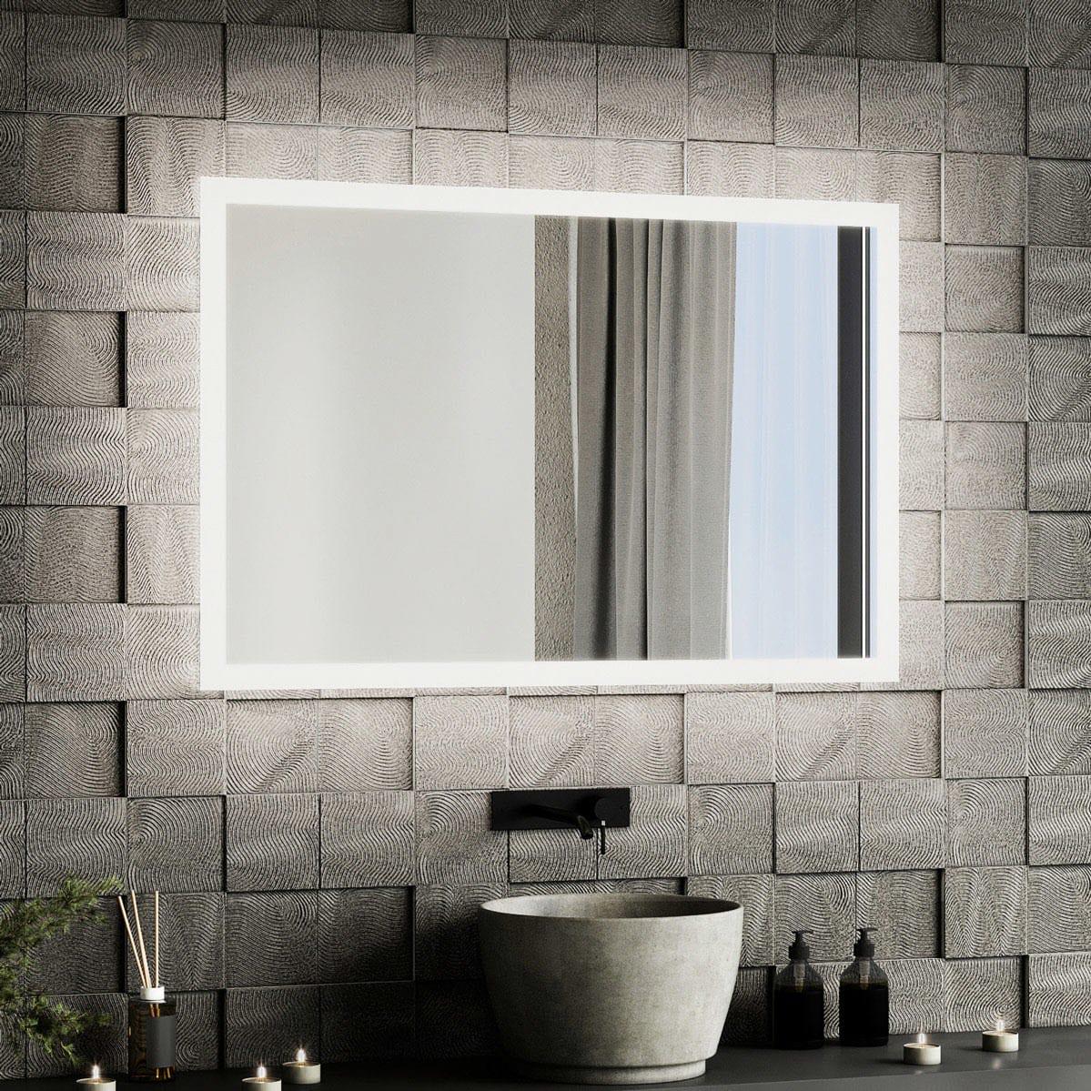 Зеркало Dim Dzerkal GOLLO с LED-подсветкой 50х70 см (9815)