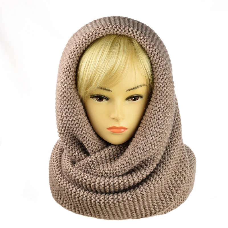 Женский снуд-хомут классический Капучино