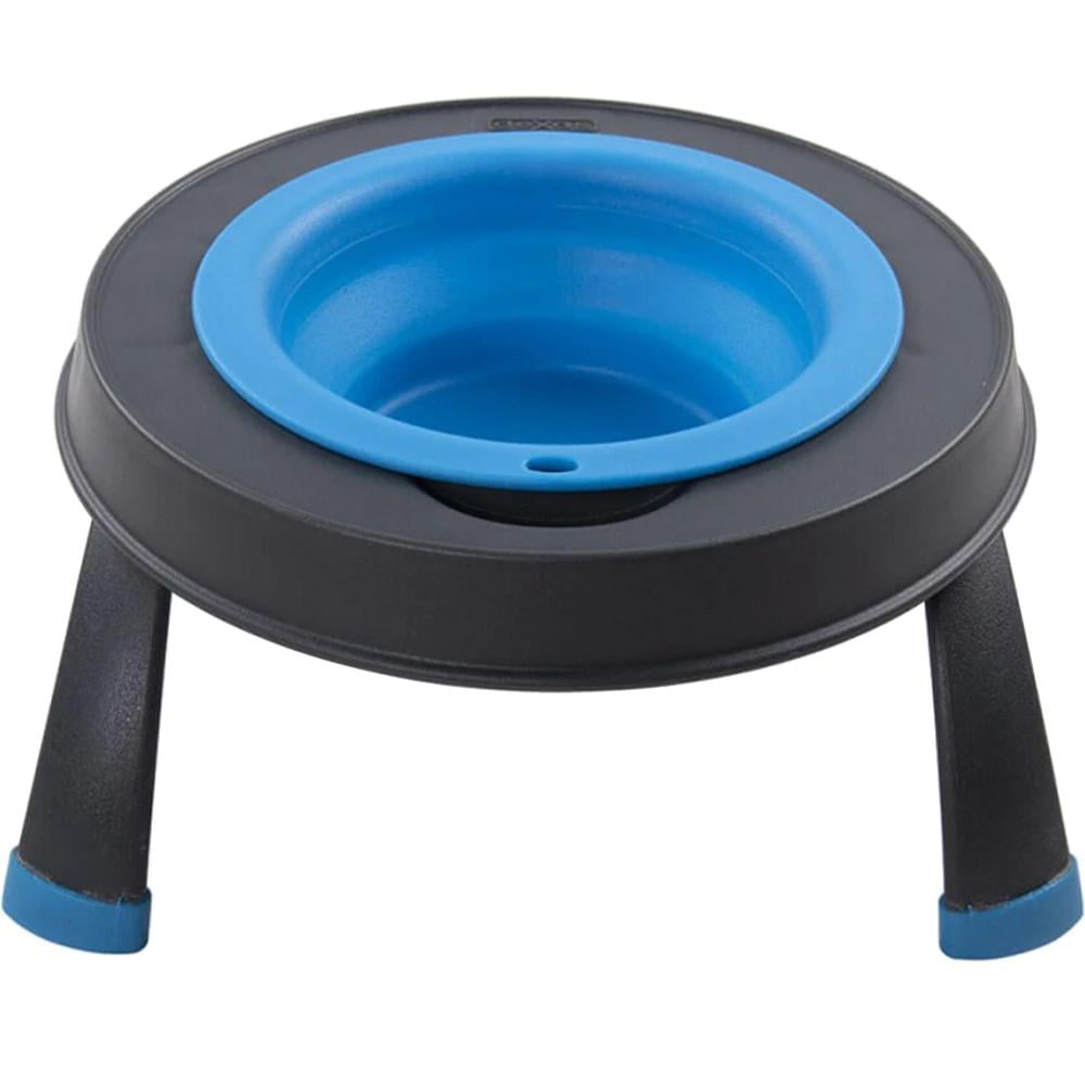 Миска одинарная для собак Dexas Single Elevated Feeder Large на складной подставке 960 мл Голубой (PW1404322194)