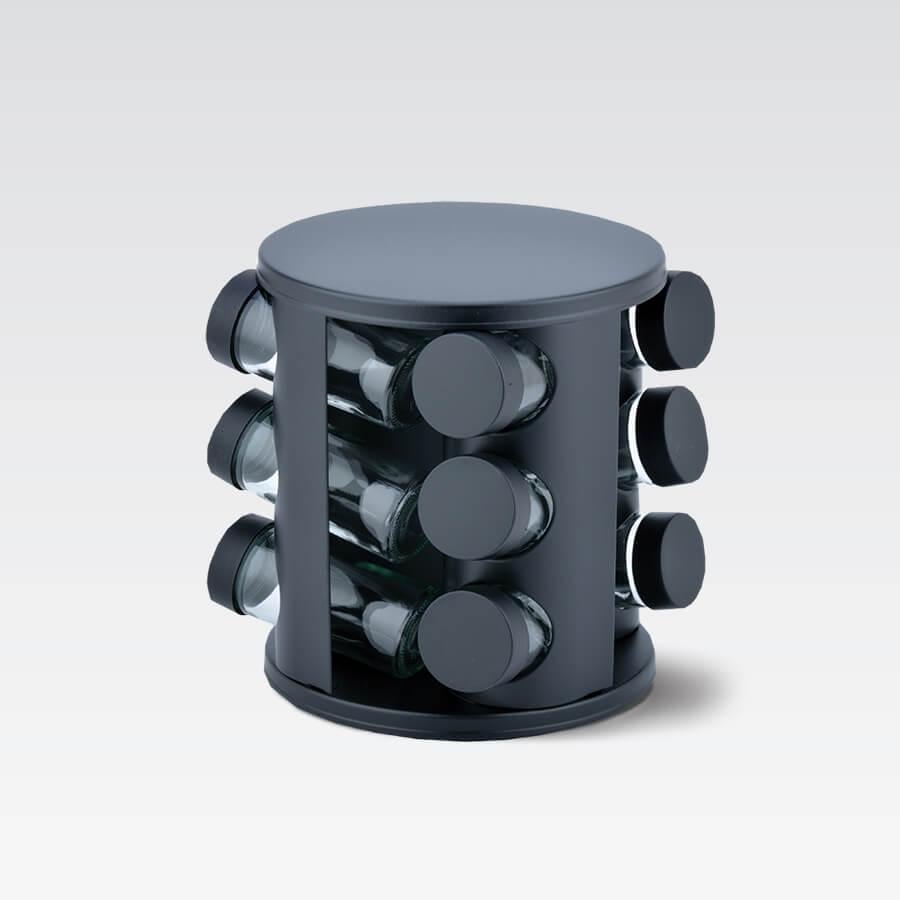 Набор для специй Maestro 12 шт. (MR-1725-BLACK) Набор для специй Maestro 12 шт. (MR-1725-BLACK)