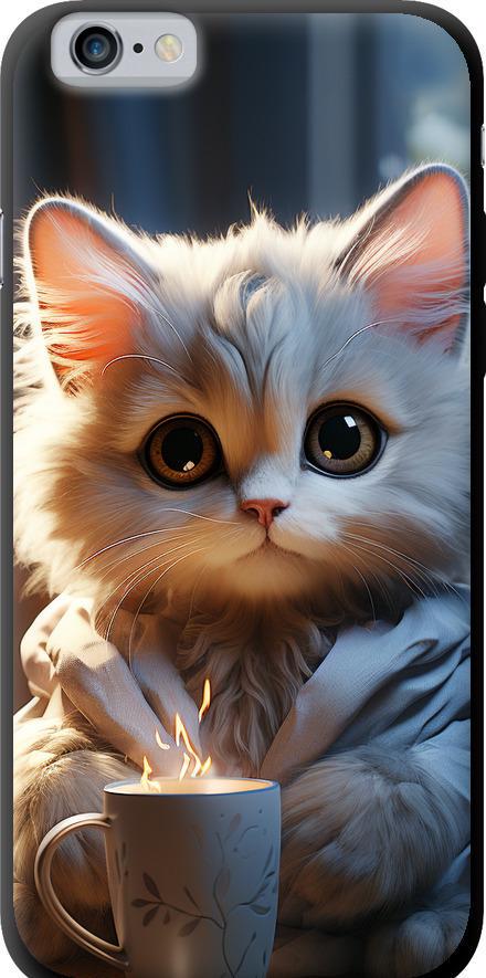 Чехол на iPhone 6s White cat (5646b-90-42517)