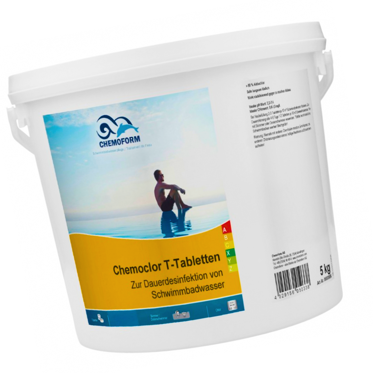 Хлор тривалий Chemoform Chemoclor T-Tabletten 5 кг