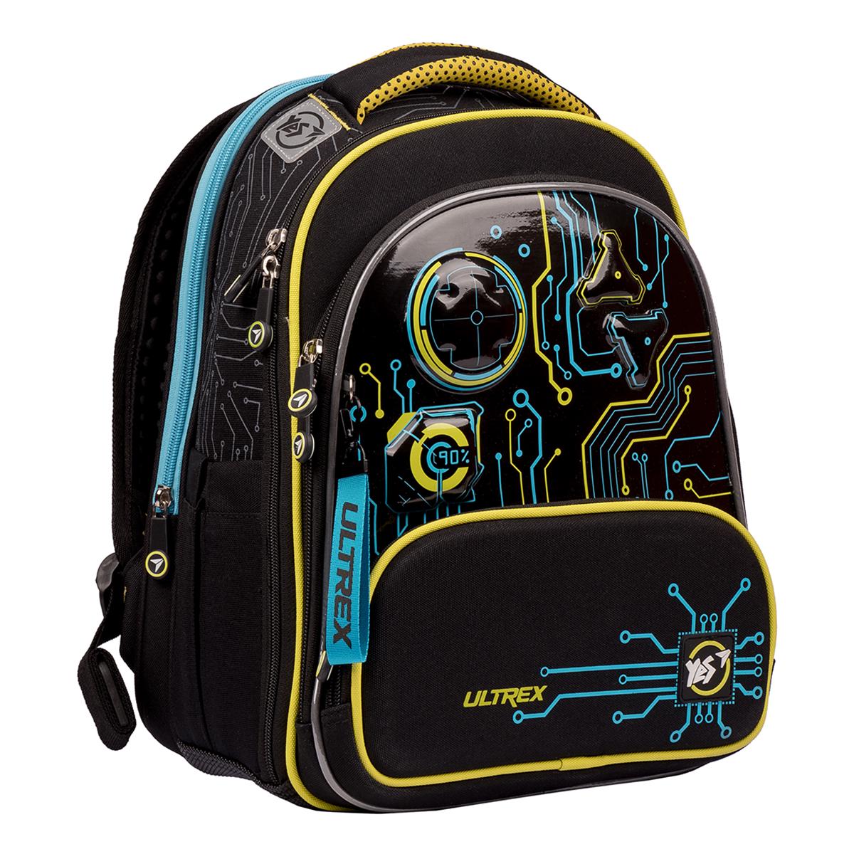 Рюкзак YES S-30 JUNO ULTRA Premium Ultrex с пеналом Черный (558457)