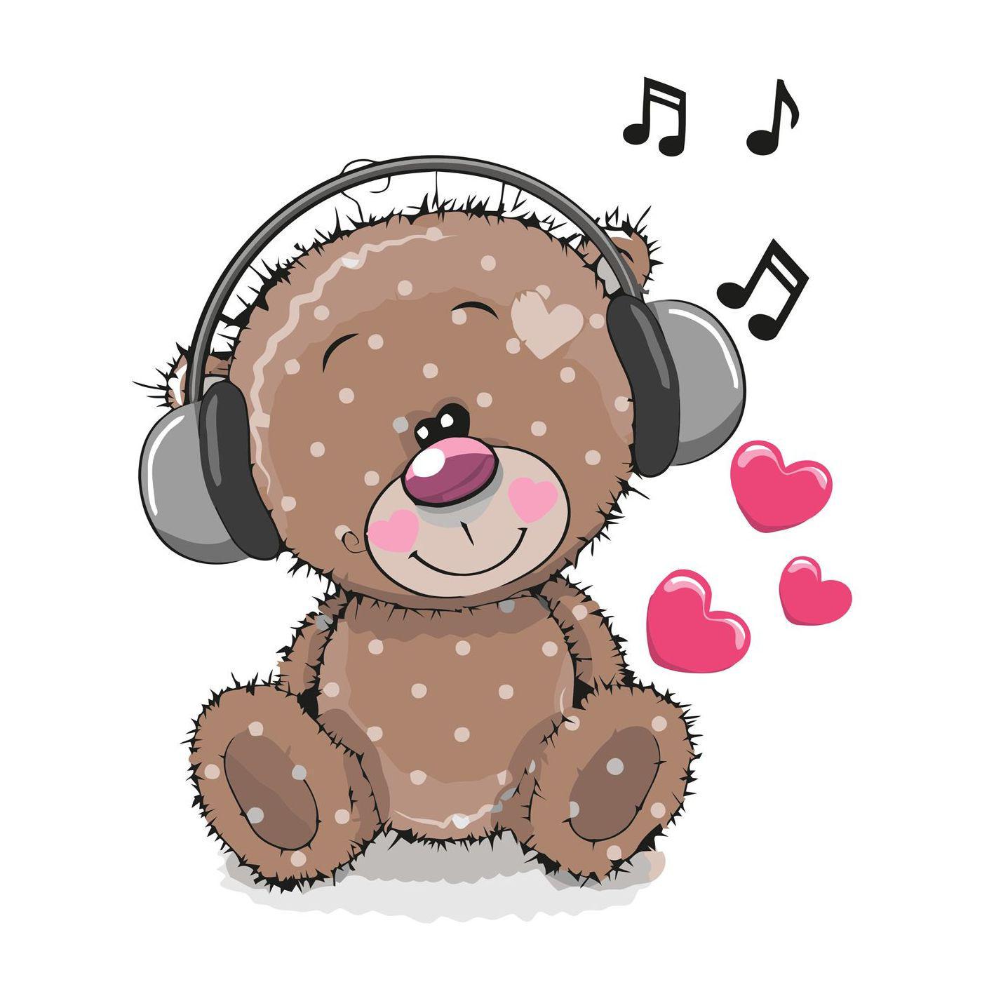 Картина по номерам Strateg Музыкальный медведик 30х40 см (SV-0013)