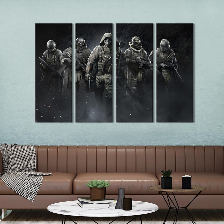 Картина на холсте Шутер Tom Clancy’s Ghost Recon Breakpoint 149x93 см (1521-41)