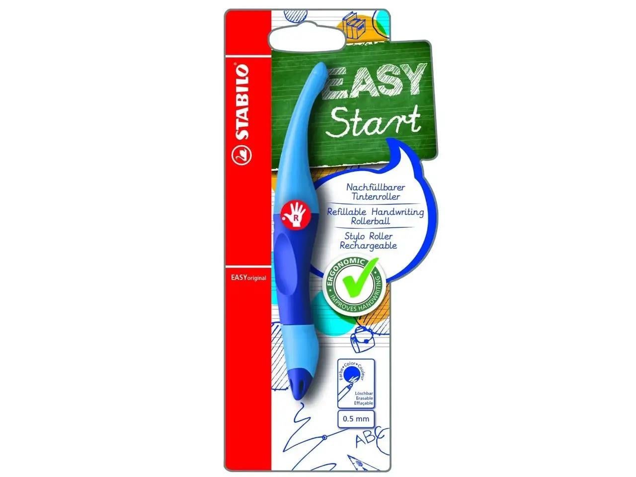 Ручка-роллер для правши STABILO EASYoriginal EASY Start 0,5 мм Синий (SKU-497)