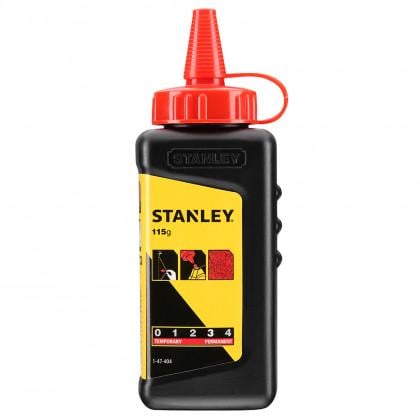 Порошок крейдяний STANLEY 1-47-404 для зовнішніх робіт незмивний для зовнішніх робіт Червоний